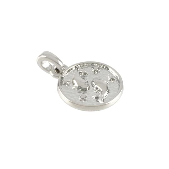 Metal Zodiac Coin Charm by Bead Landing